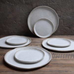 Pottery Dinner Plate Set